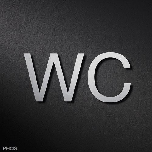 B0101-60 Надпись wc, высота крышки 60 мм PHOS  - Вид №1