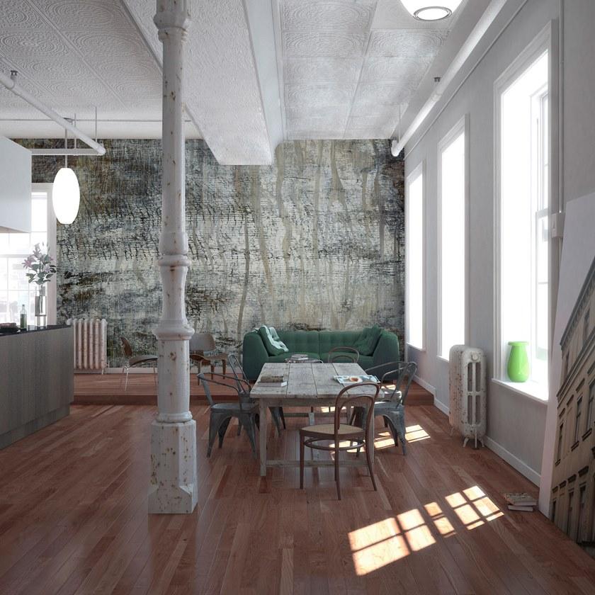 Tecnografica Огнеупорные прорезиненные обои с цифровой печатью Le superfici 60655 - Вид №2