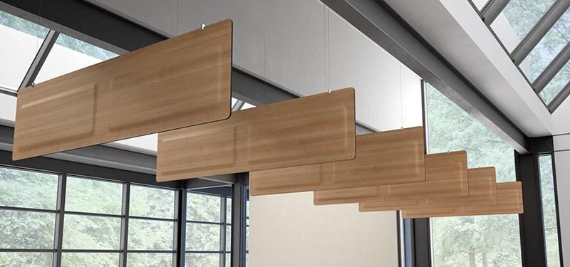 MASCAGNI Подвесная акустическая панель из ткани со встроенной подсветкой Sound sun-id-1437368 - Вид №9