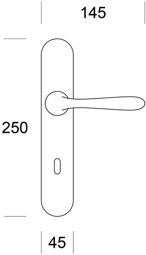 Ento Ручка из латуни на розетке Ilex 6005 - Вид №5