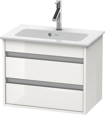 KT645205252 Ketho Тумбочка подвесная компакт Европейский дуб, декор Duravit - Вид №2