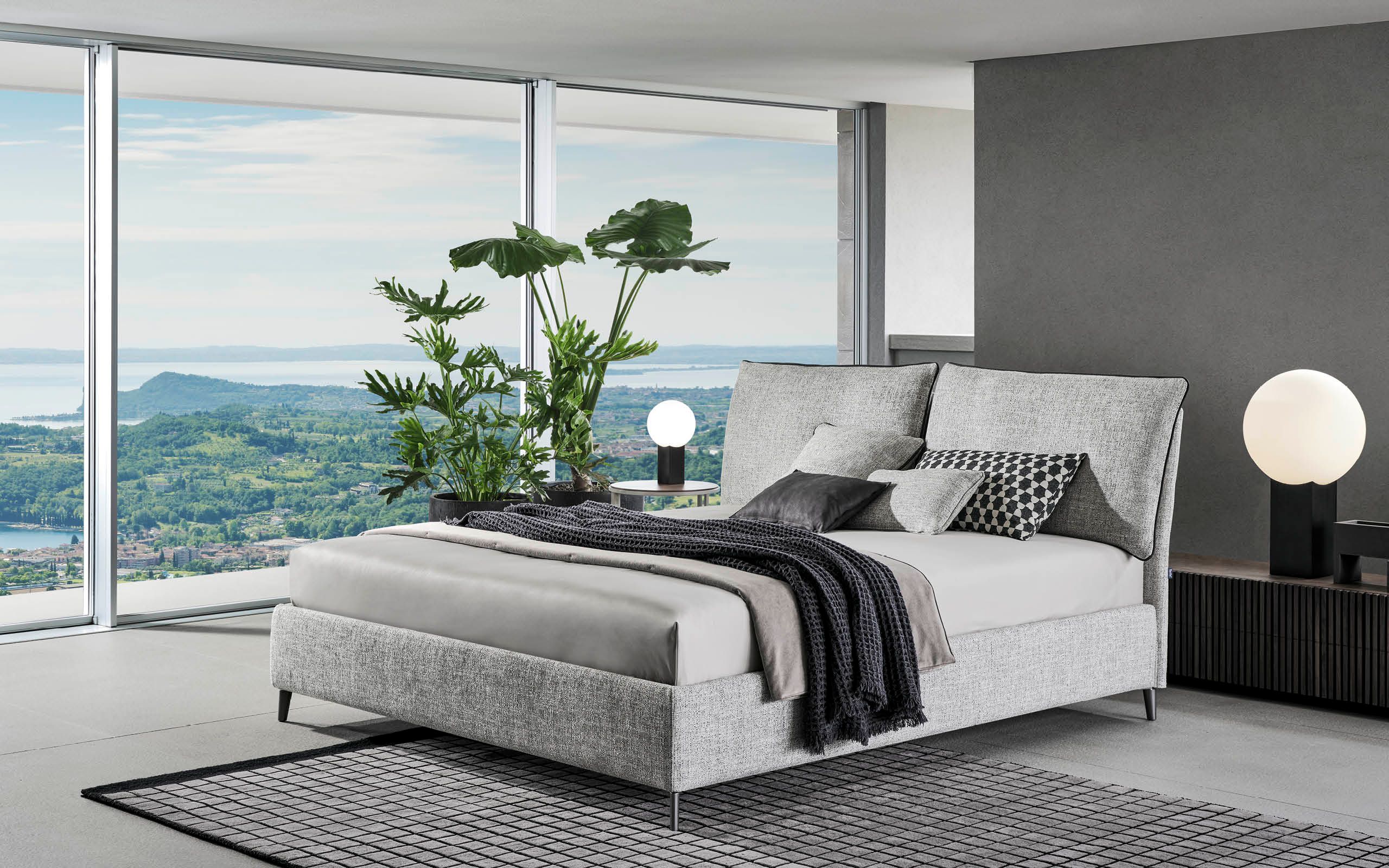 Двуспальная кровать с мягким изголовьем Twils Blanca ARCH-00079950 - Вид №6