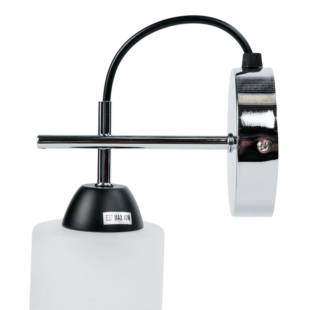 Настенный светильник Mekka 1257/1W, цвет чёрный/хром 82187870 STLM-2153202 JLIGHT  - Вид №2