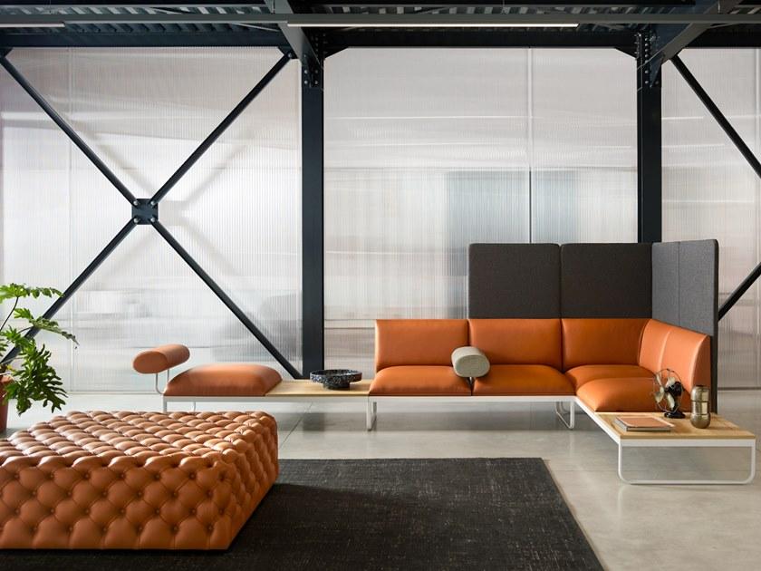 Quinti Sedute Секционный кожаный диван-санки Loft x sun-id-1485982 - Вид №2