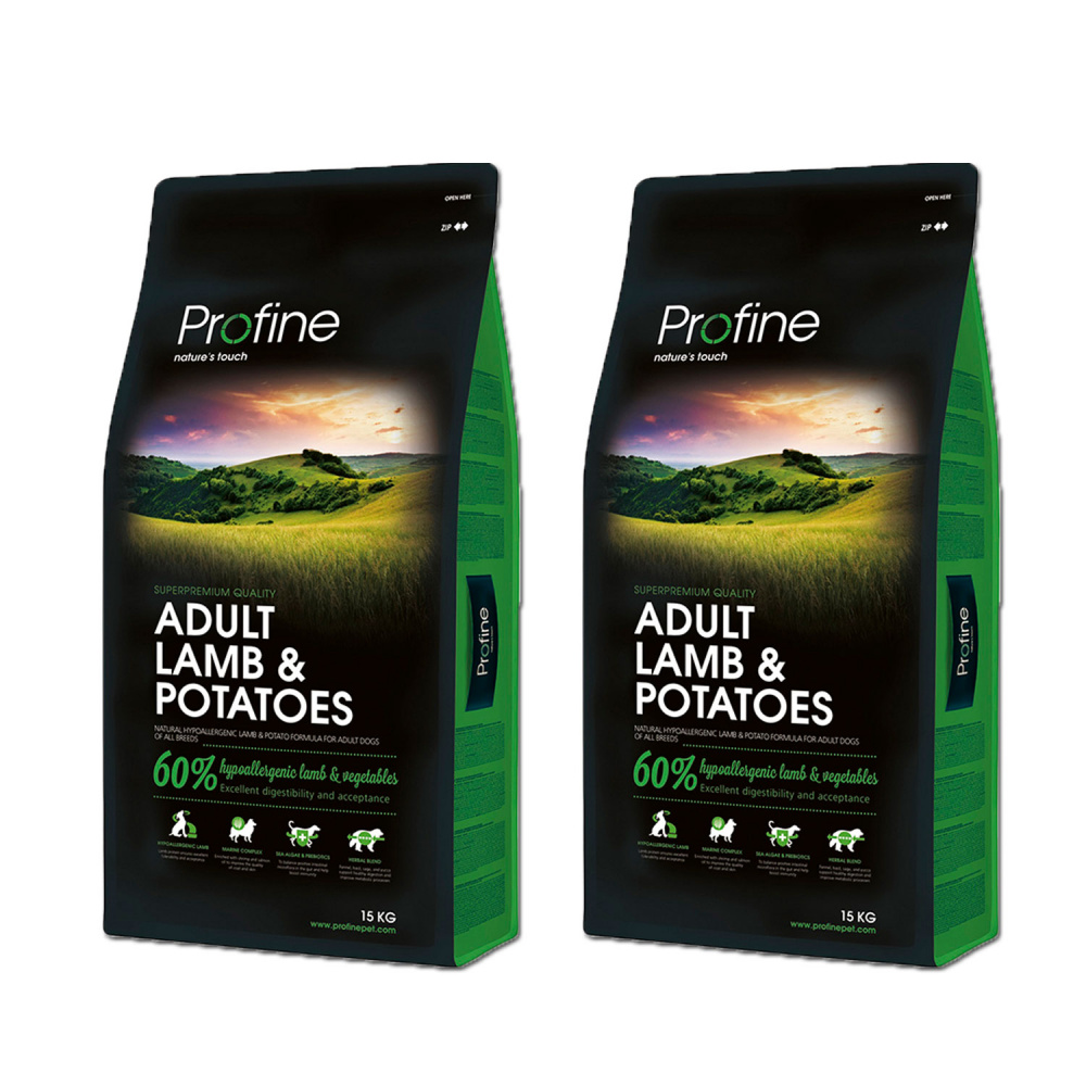 ПР0022632*2 Корм для собак ягненок сух. 15кг (упаковка - 2 шт) PROFINE 