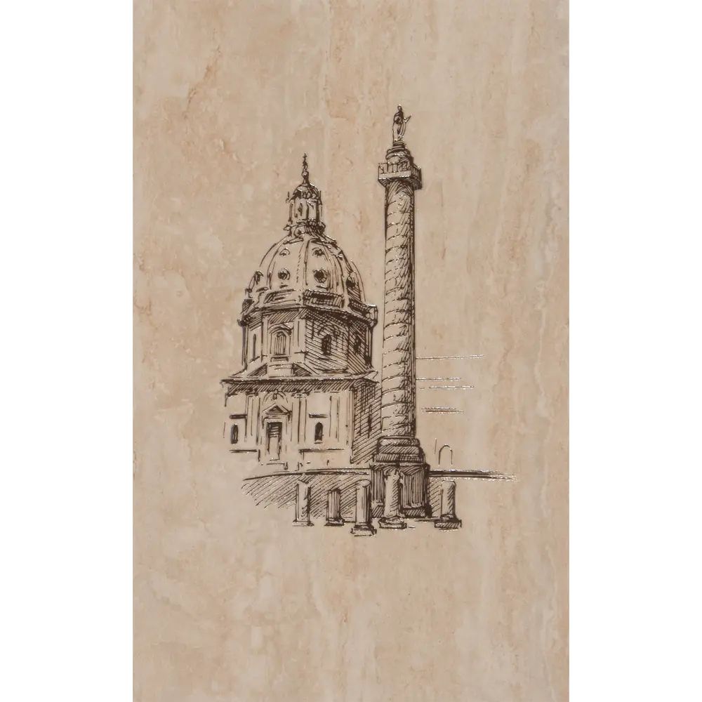 Декор «Efes coliseum-2 Columna» 25x40 см цвет бежевый 17000488 STLM-2156892 Santreyd 