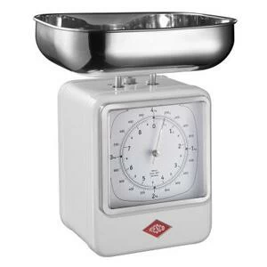 Весы с часами, белые