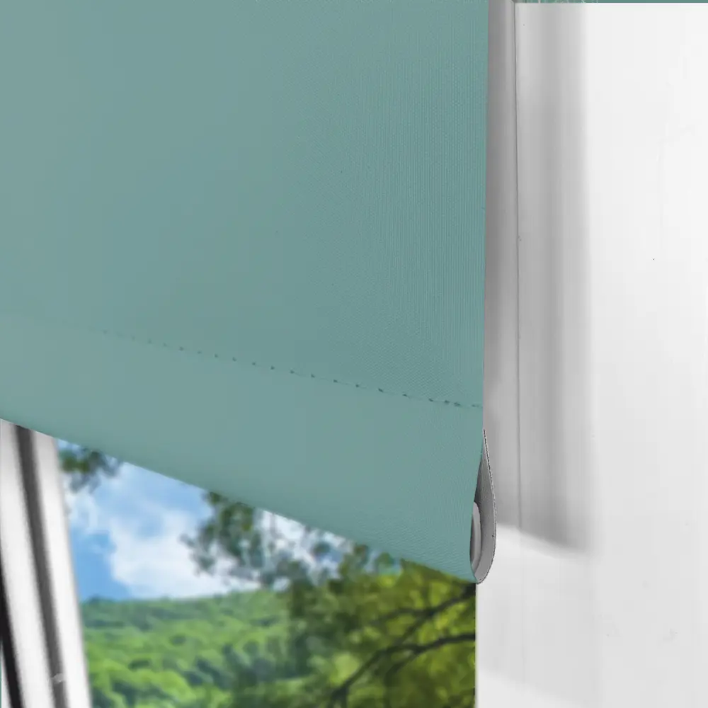 82688264 Штора рулонная блэкаут Inspire Santos 50x160 см бирюзовая Celadon 2 STLM-1539339 - Вид №5