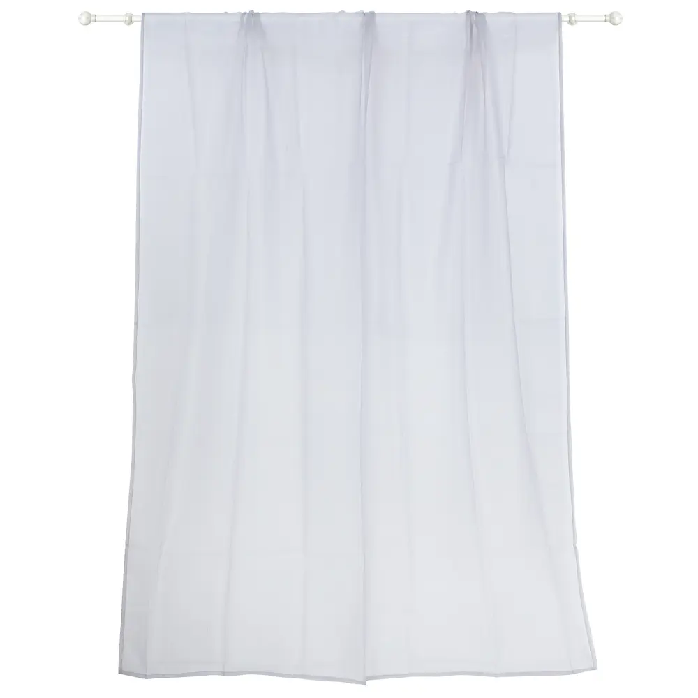 Тюль на ленте «Polyone» 140X260 см цвет серый 18725536 STLM-2064342 Santreyd 