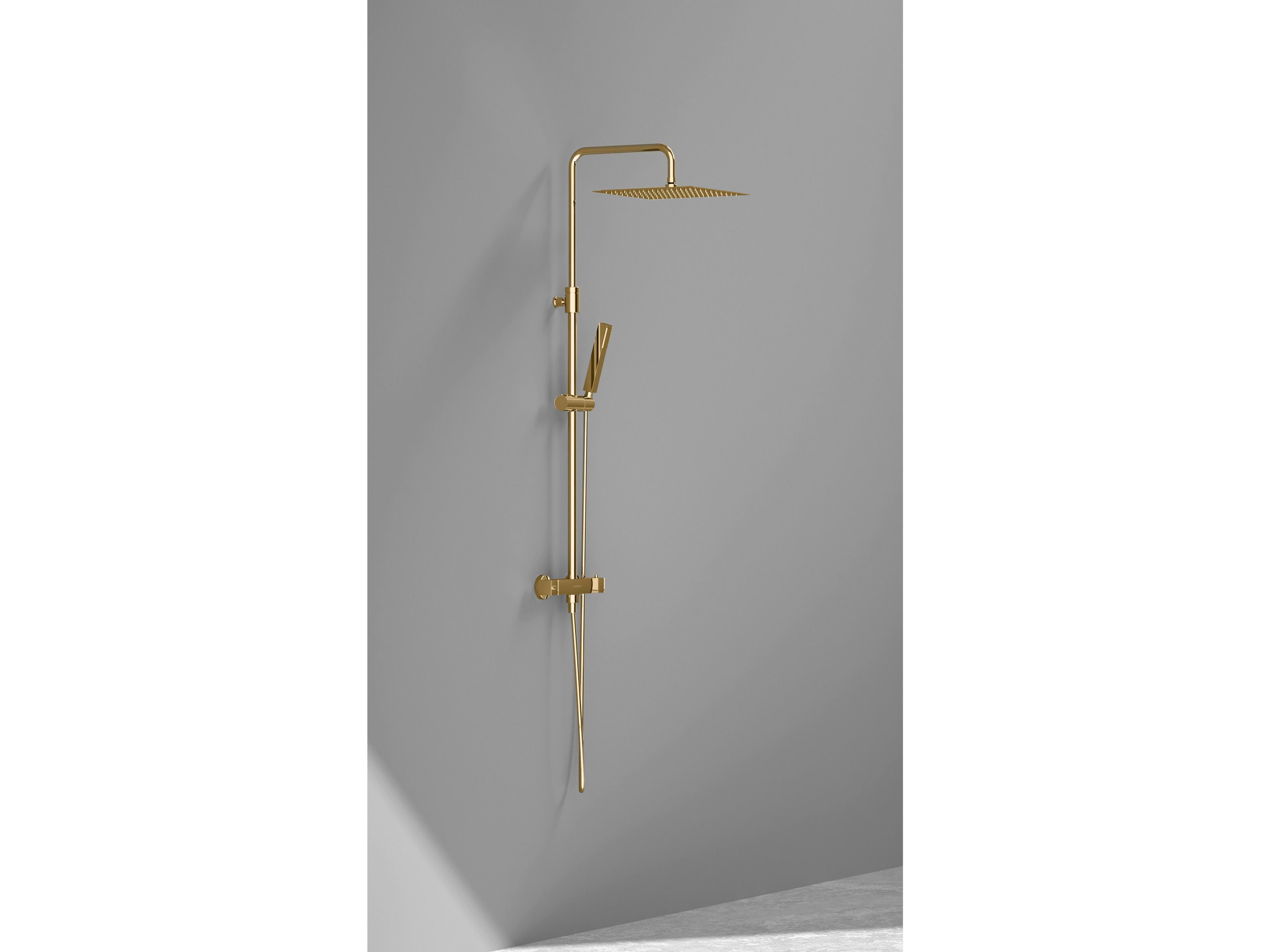 Термостатическая настенная душевая колонна с ручным душем GUGLIELMI RUBINETTERIE BD31210 ARCH-00009296 - Вид №1