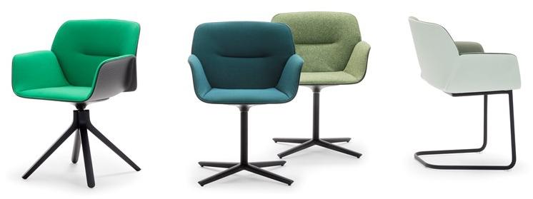 Andreu World Кресло вращающееся с подлокотниками Nuez So2774 - Вид №2