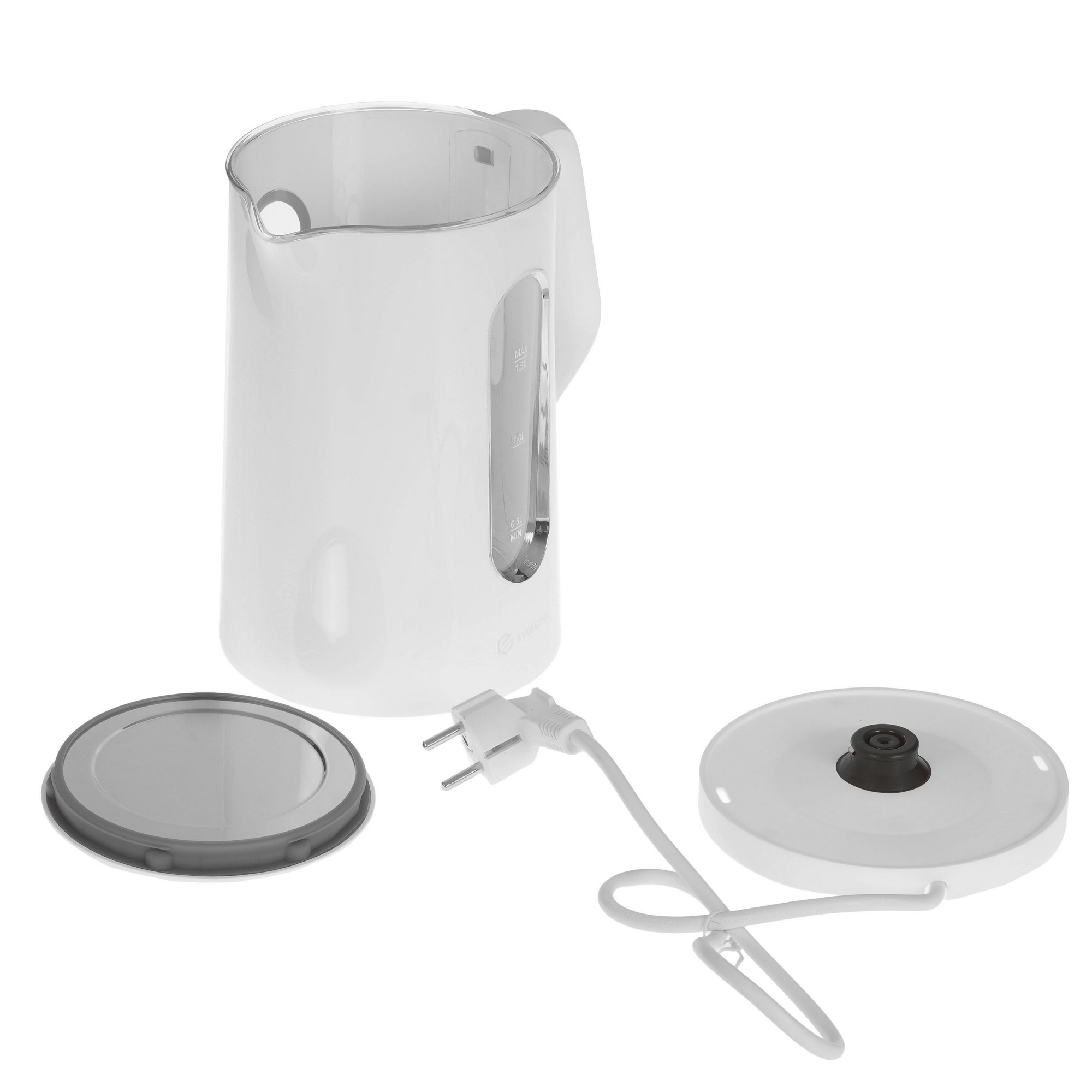 9207807 Электрочайник EVOLUTION KG18152WEL белый STDN-0042580 - Вид №4