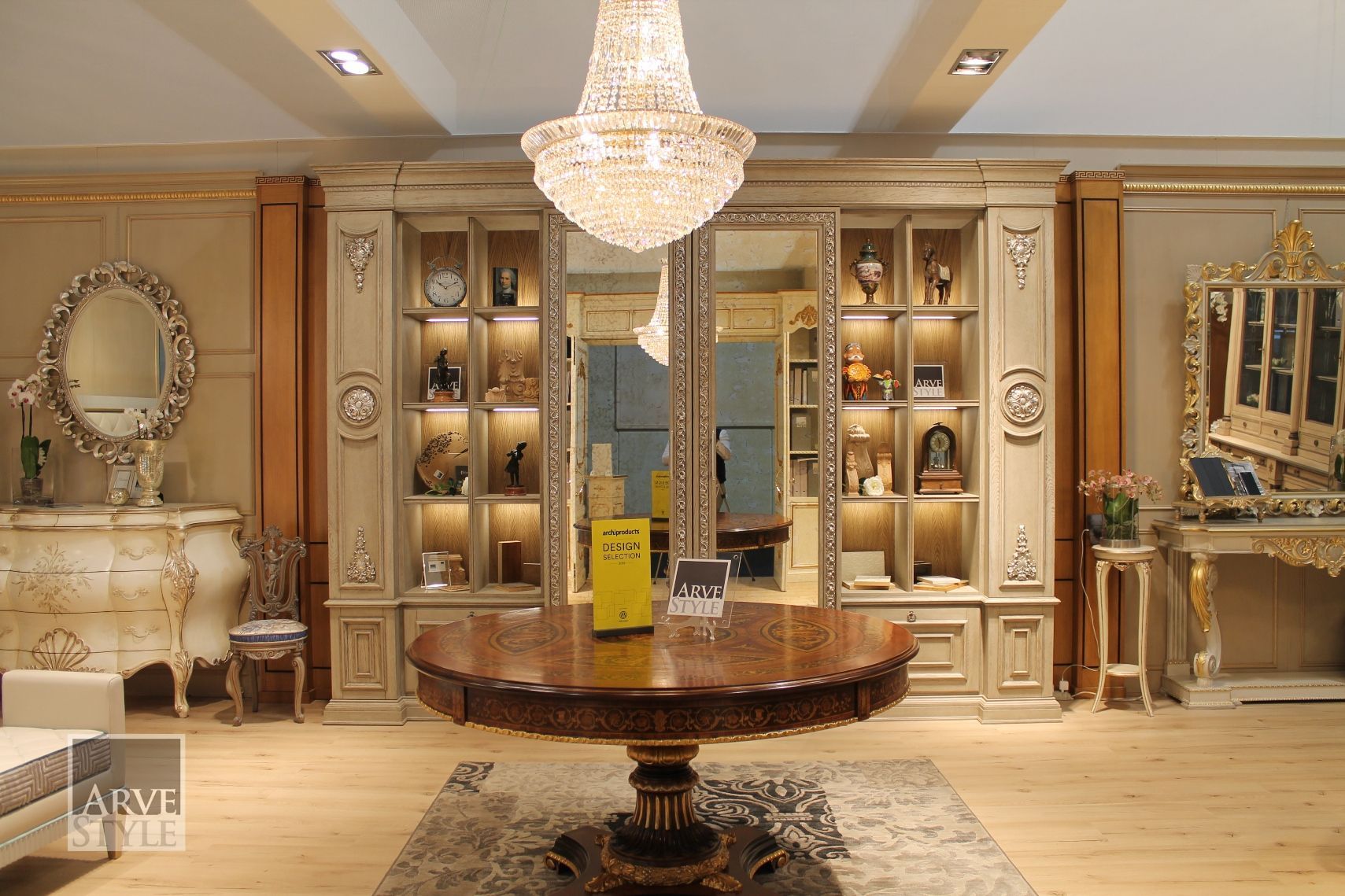 Деревянный настенный книжный шкаф с освещением Arvestyle Giulio ARCH-00117678 - Вид №18