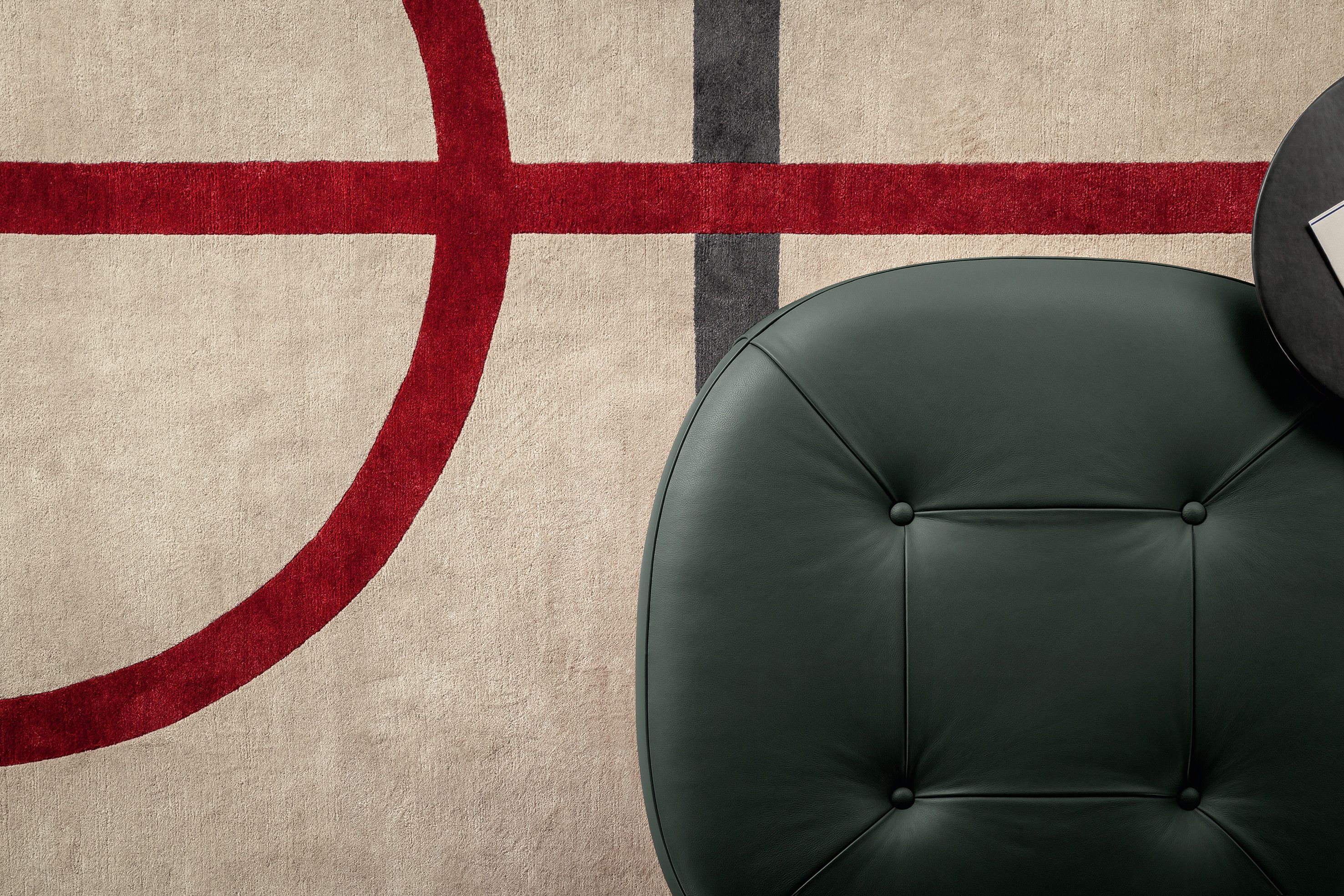 Прямоугольный ковер ручной работы Poltrona Frau коллекция-мебель и аксессуары ARCH-00039759 - Вид №2