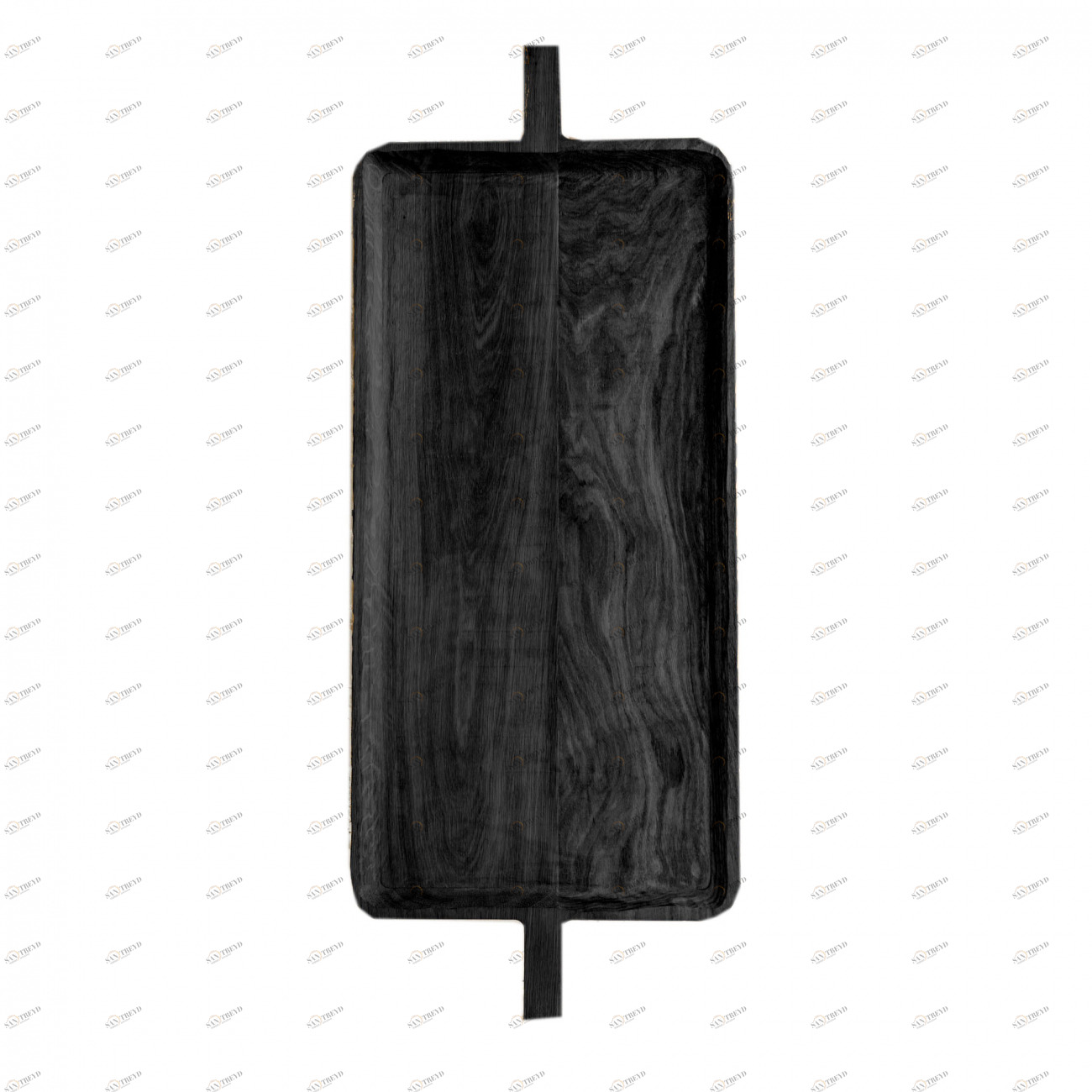 Поднос прямоугольный черный 30x71 FUGA ECO WOOD 123616 Черный 
