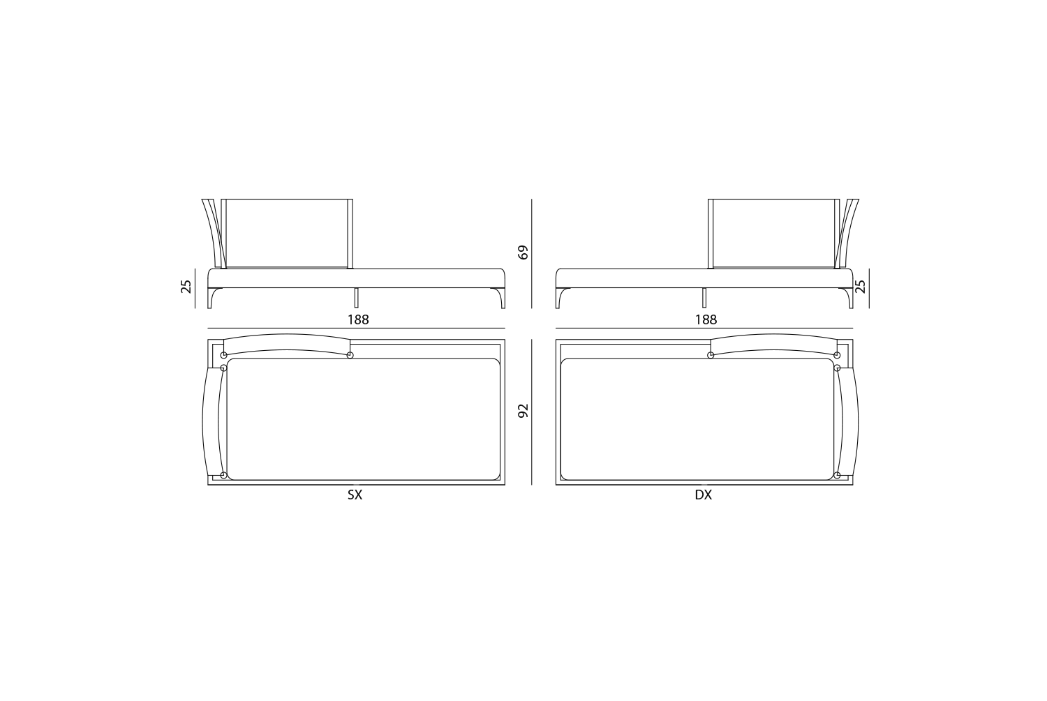 Palm Beach Шезлонг Visionnaire  - Вид №5