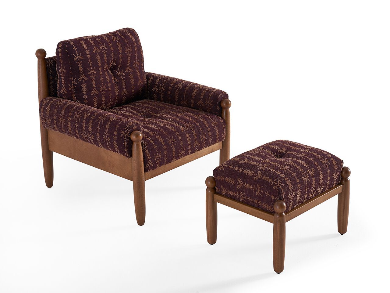 Тканевое кресло с подлокотниками NDESIGN Ezora ARCH-00019109