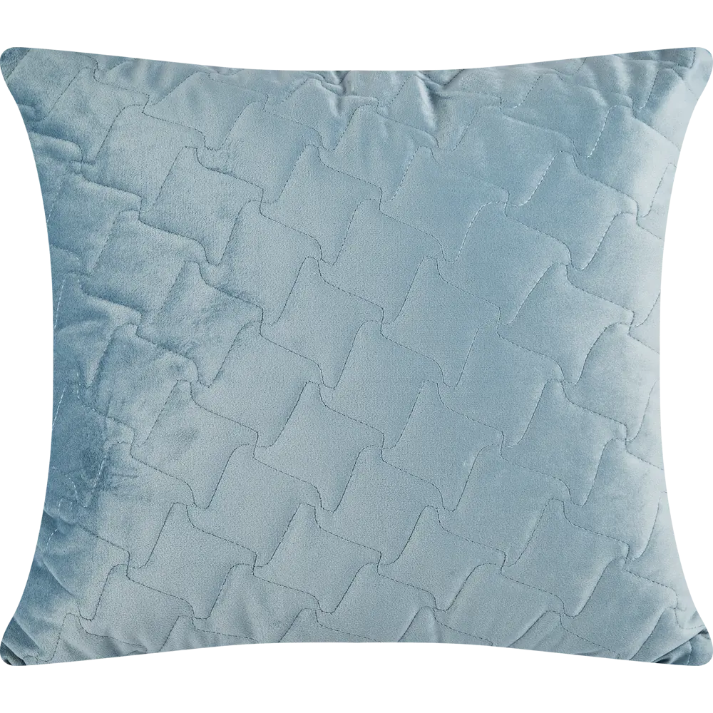 Подушка декоративная Linen Way Verona 50x50 см цвет серо-голубой Fjord 4 88639609 STLM-2183207 