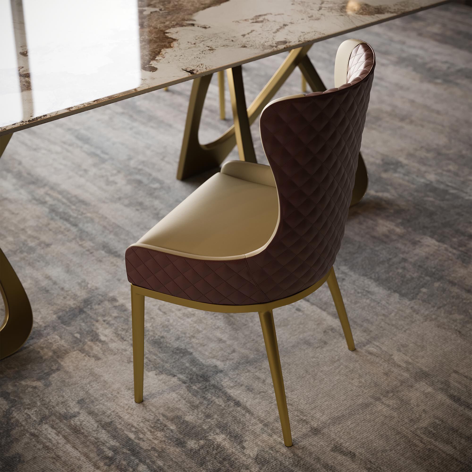 Стул из искусственной кожи GIULIA GRILLO ELISABETH ARCH-00096275 - Вид №5