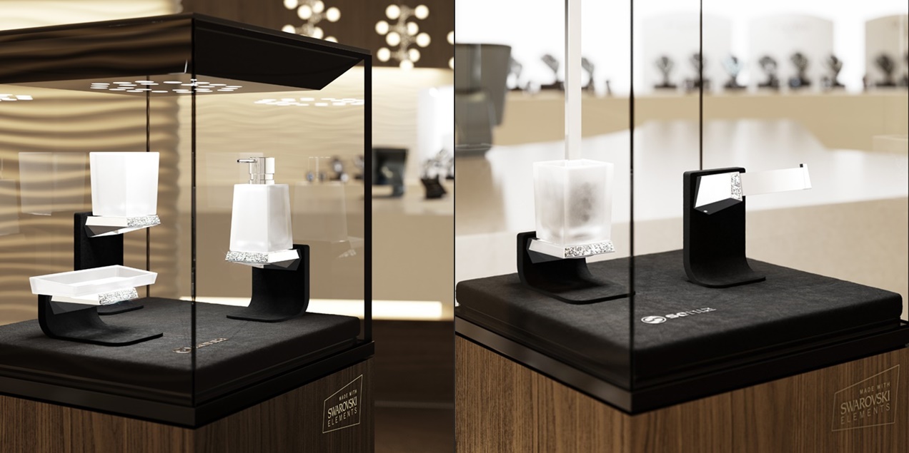 Sonia Стакан для зубных щеток настенный S8 SWK Хром 161911 - Вид №1