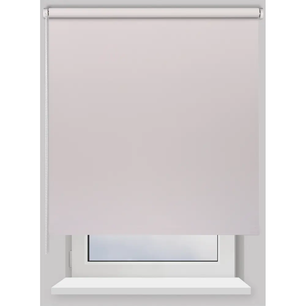 Штора рулонная Black Color 89x258 см светло-серая PRAKTO Блэкаут STLM-2097232