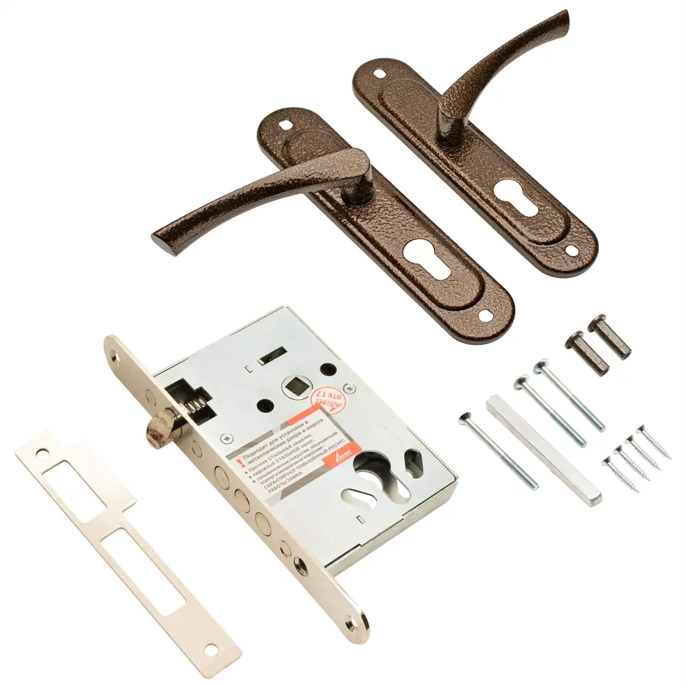 ЗЕНИТ Замок врезной цилиндрический с усиленной ручкой 82490896 STLM-0028437 - Вид №3