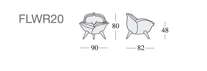 Креслице Edra для интерьера ARCH-00009833 - Вид №6