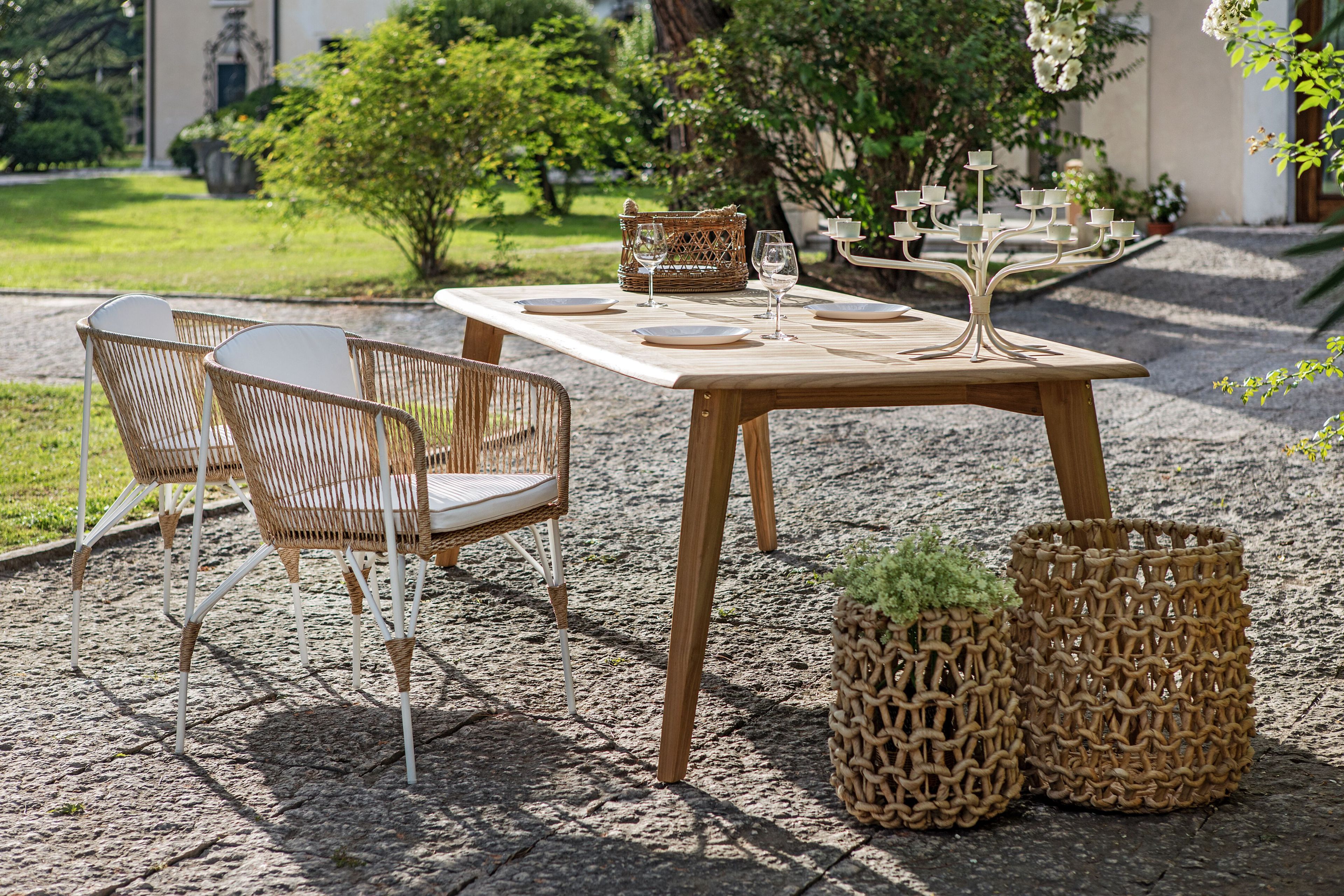 Прямоугольный садовый стол из тикового дерева cbdesign Continuum ARCH-00146578 - Вид №16