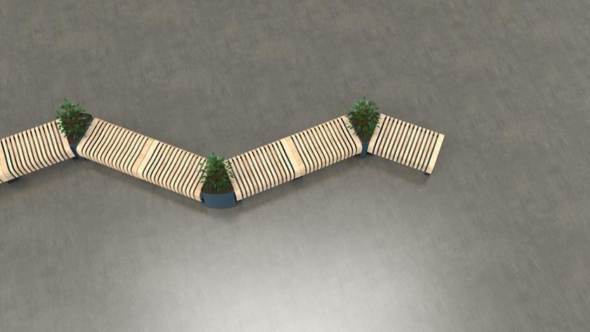 Green Furniture Concept Стальные сеялки с порошковым покрытием для общественных мест Radius sun-id-1452309 - Вид №3