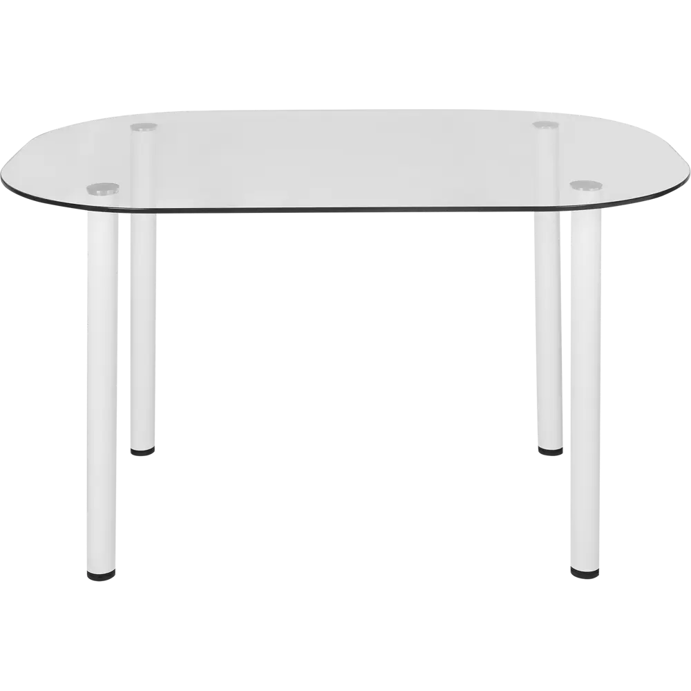 Стол кухонный Delinia Тулуза 119x75 см овал стекло цвет белый 87198247 STLM-2189314 - Вид №1
