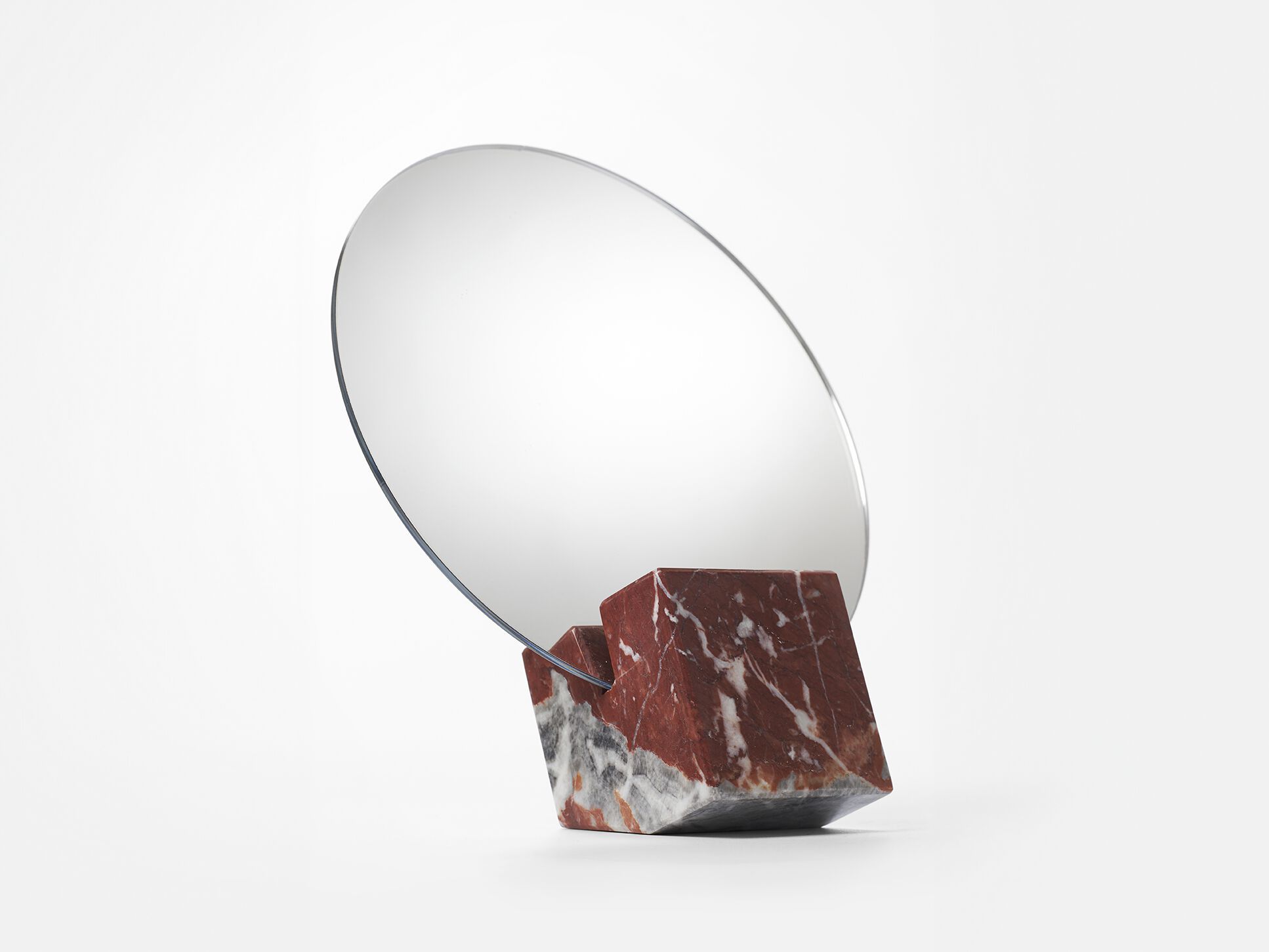 Настольное зеркало/фоторамка из мрамора и ПММА Poltronova ARCH-00086840