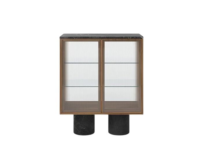 Деревянный и стеклянный шкаф с распашными дверцами Punt ARCH-00150238 - Вид №8