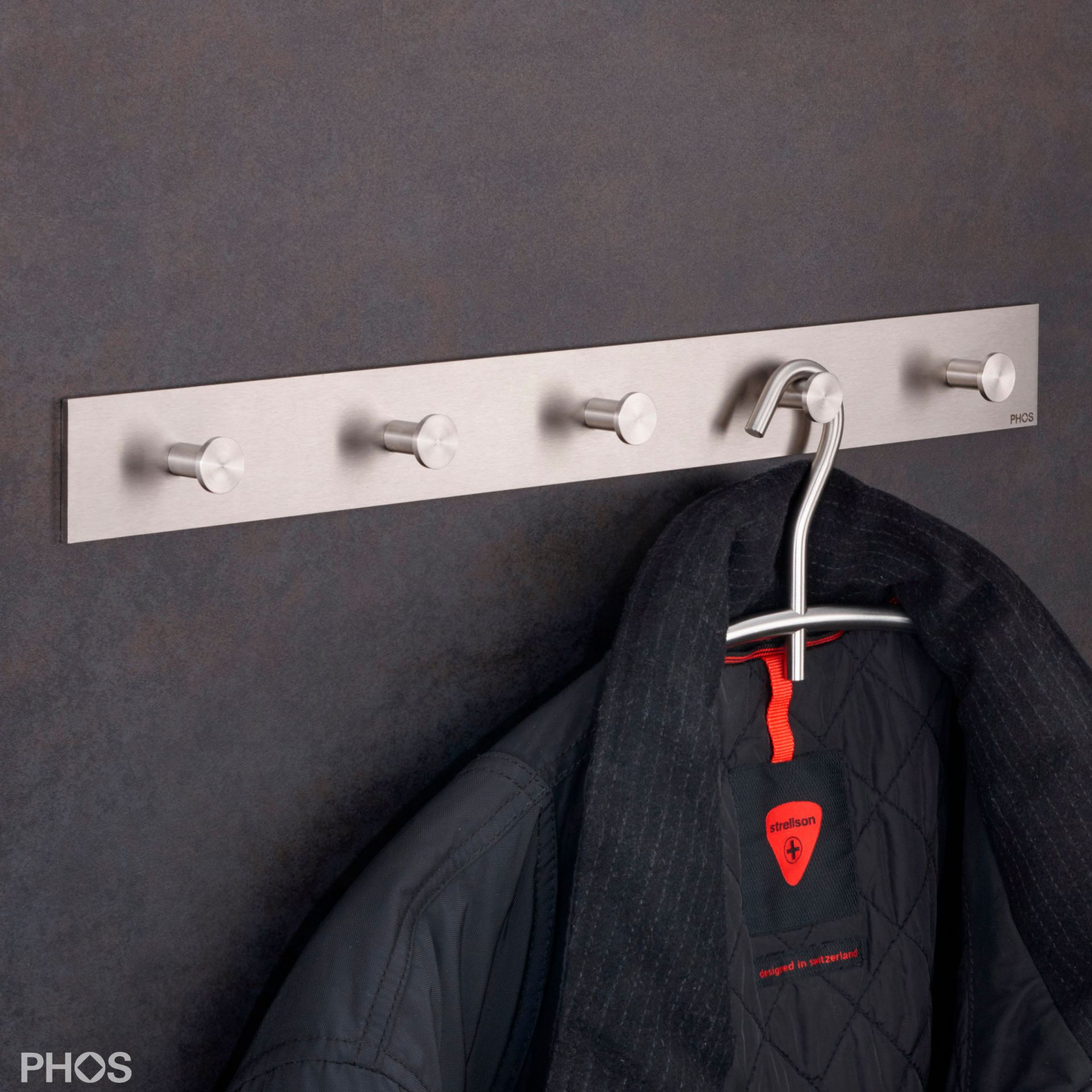 HL5H12S Крючковая планка с 5 крючками для удилищ PHOS  - Вид №3