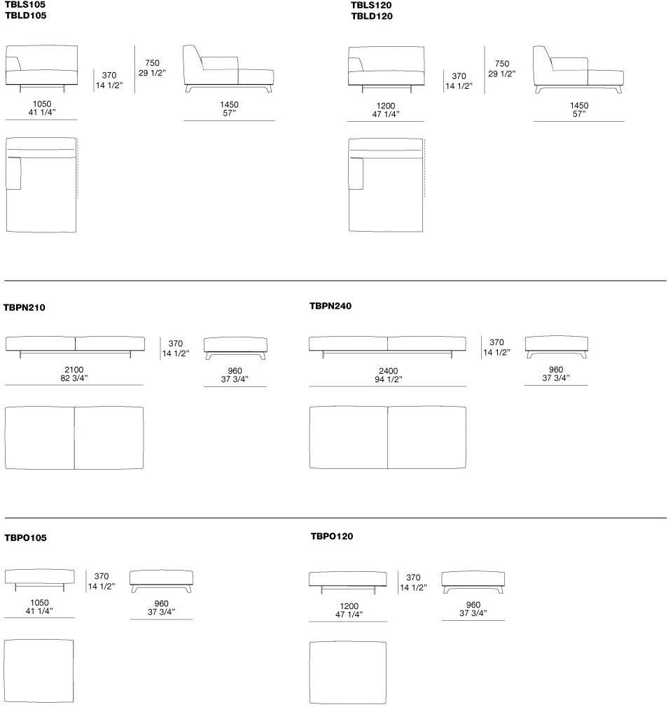 Poliform Модульный тканевый диван Tribeca sun-id-1484595 - Вид №12