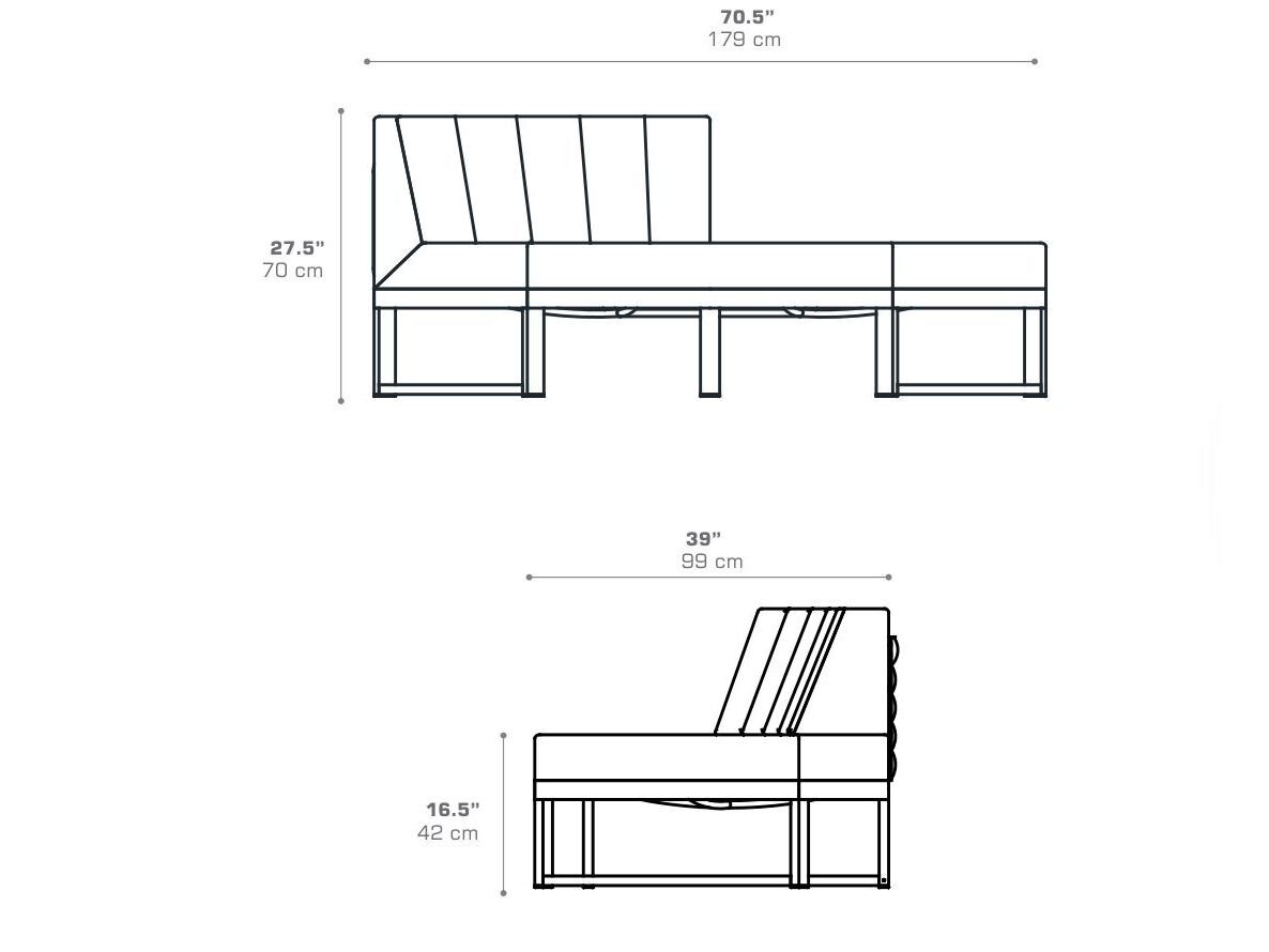 Тканевый изогнутый модульный садовый диван MAMAGREEN Munia ARCH-00038936 - Вид №12