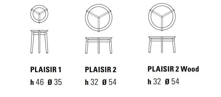 Деревянный круглый низкий журнальный столик ZEITRAUM PLAISIR ARCH-00010677 - Вид №5