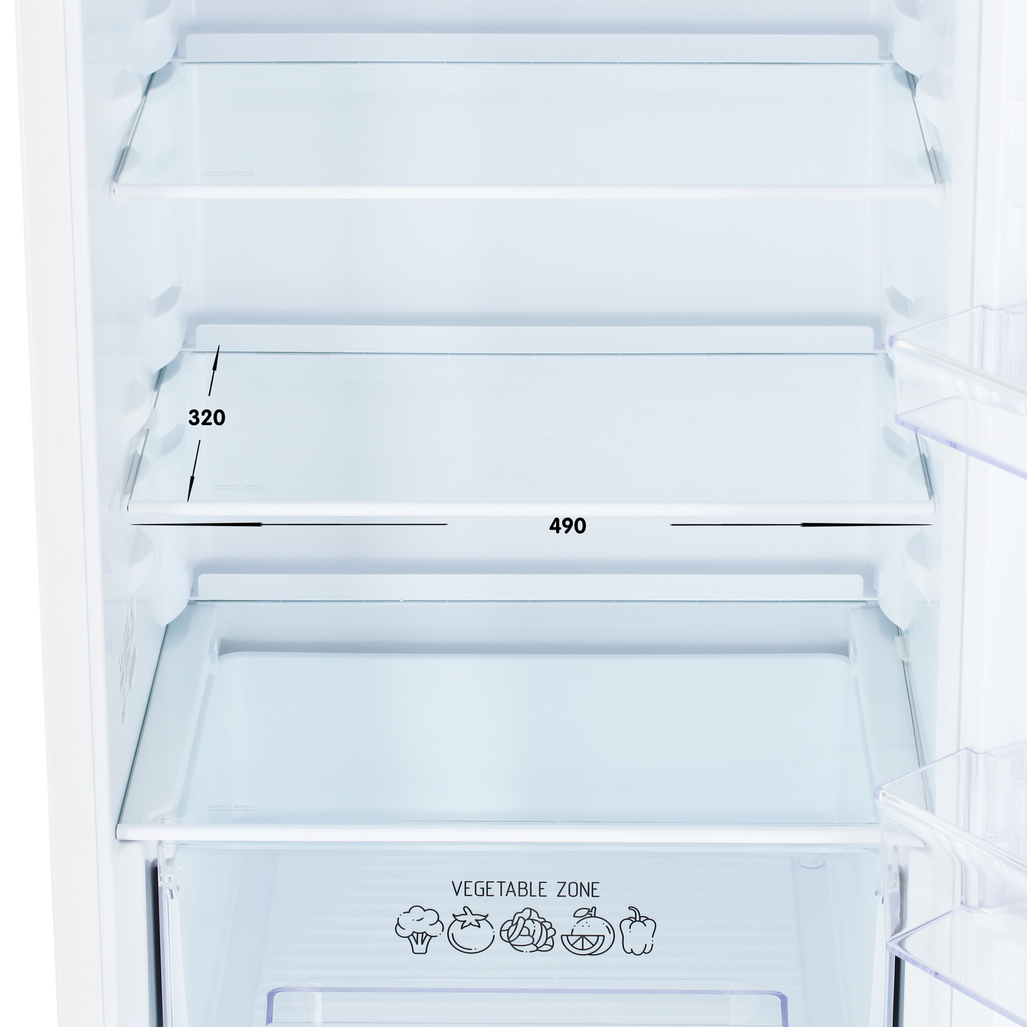 9021263 Холодильник с морозильником   Nordfrost NRB 122 W белый STDN-0027380 - Вид №8