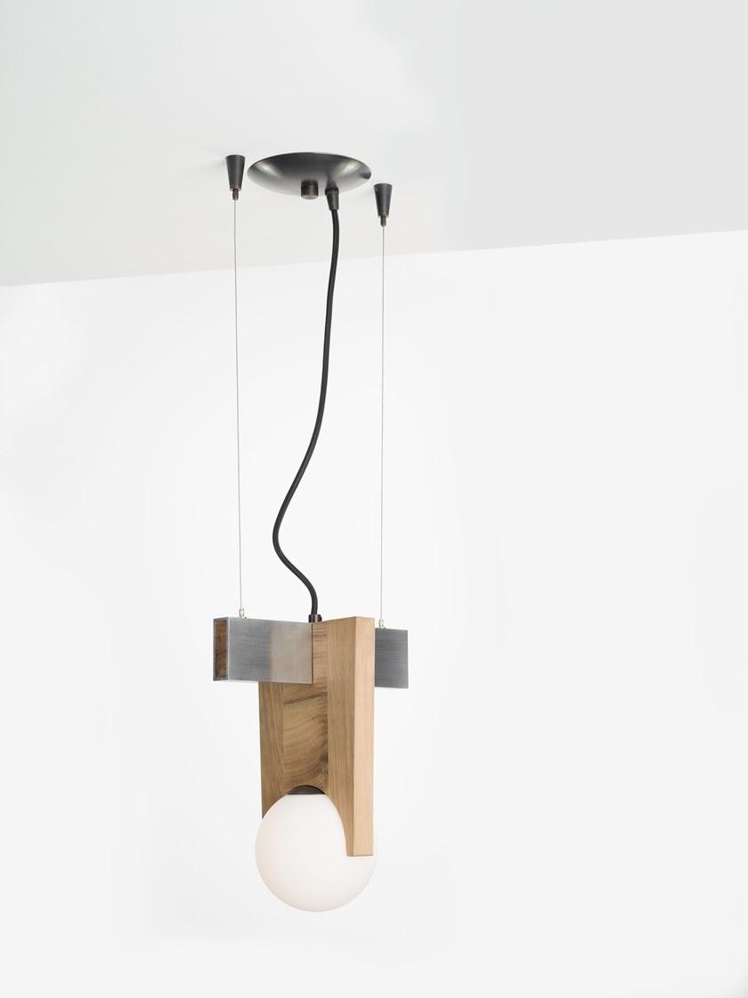 Pascal & Philippe Подвесной светильник со структурой из дерева и алюминия Juliette sun-id-1418995 - Вид №1