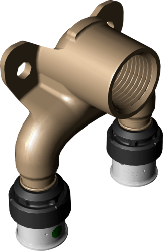 730 420 Модель 6725.7 Трубопроводные системы  Viega Smartpress  Водорозетки Santreyd  - Вид №2