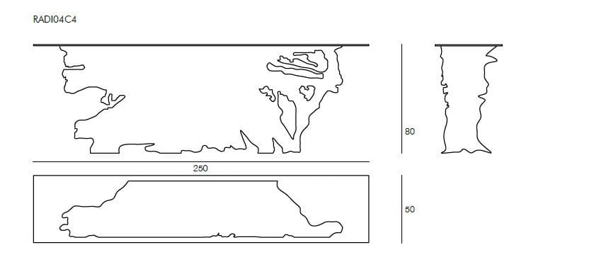 Прямоугольный стол для гостиной Il Giardino di Legno корень ARCH-00083476 - Вид №3
