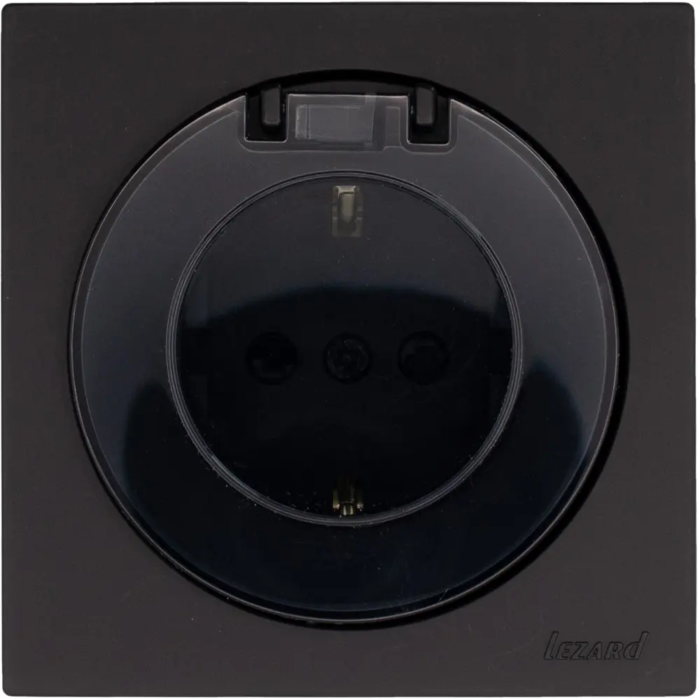 Встраиваемая розетка LEZARD Osen в бархатно-черном исполнении 89424720 STLM-1579085 - Вид №2