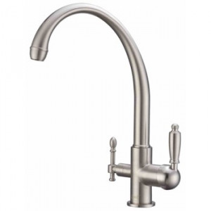 Zorg ZR 330 YF-33 Nickel Смеситель для кухни Zorg 385х225