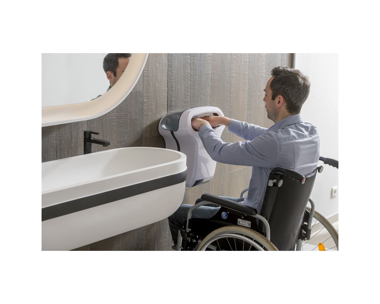 EIB301 Карманная сушилка для рук EXP'AIR, алюминий, белый Merida  - Вид №3