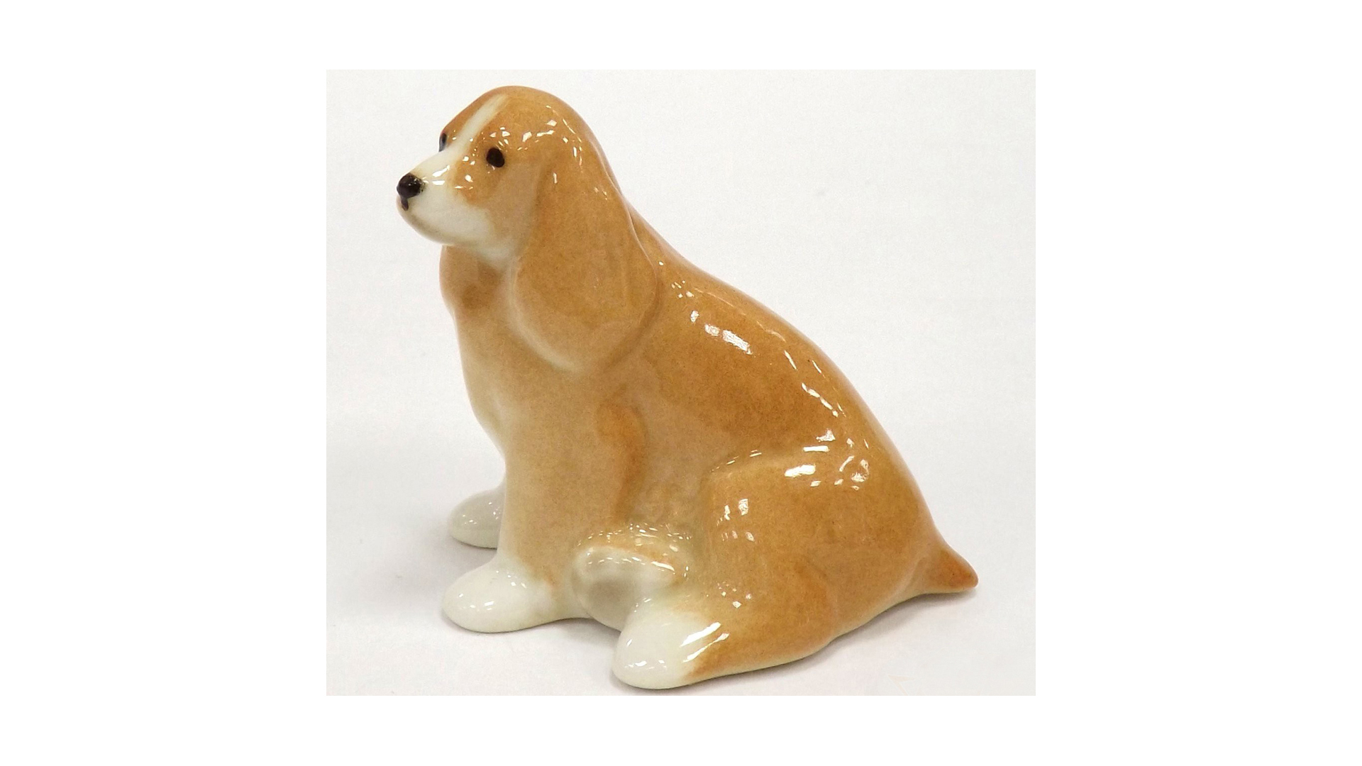 1051991 Императорский фарфоровый завод Скульптура "Спаниэлька" Фарфор костяной  - Вид №3