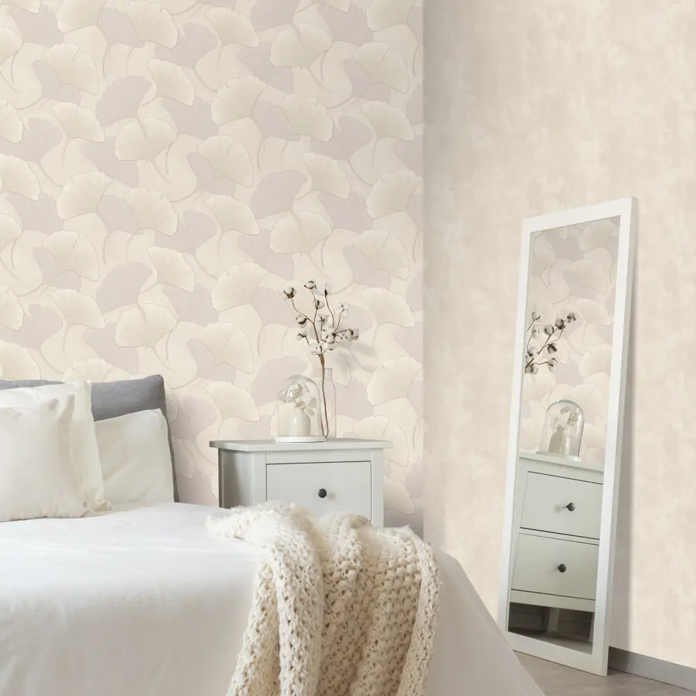 Обои флизелиновые Euro Decor Zen розовые 1.06 м ED7101-17 83273619 STLM-2027354 - Вид №3