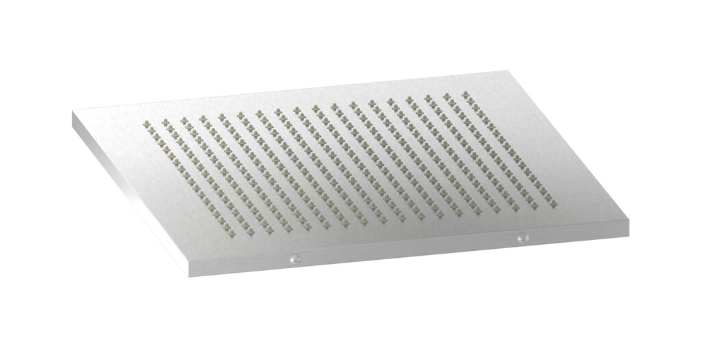 Полувстраиваемая душевая лейка с дождевой струей WE ARE IB av320ss Brushed Nickel Aqua