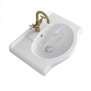 01.20.360 Полувстраиваемая раковина консольная 50 см черная Avila Dos BASINS AND WORKTOPS