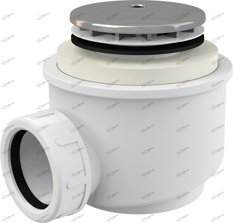 Сифон для душевого поддона, хром ALCAPLAST A47CR50
