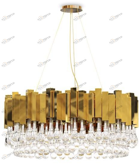 LUXXU Галогенный подвесной светильник из латуни Trump sun-id-1440280