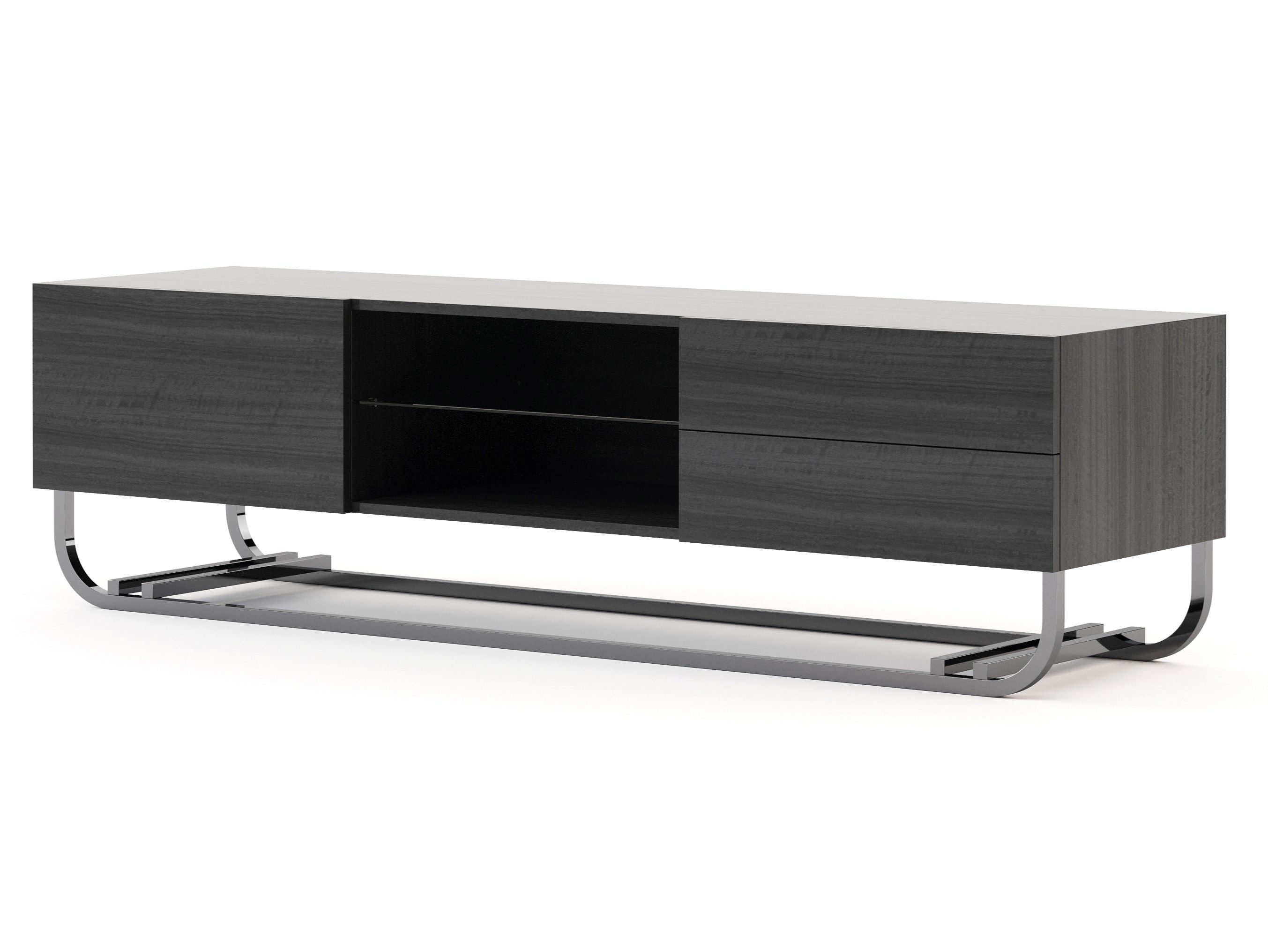 Шкаф для телевизора из шпона с распашными дверцами Stylish Club His &amp ARCH-00114459 - Вид №4